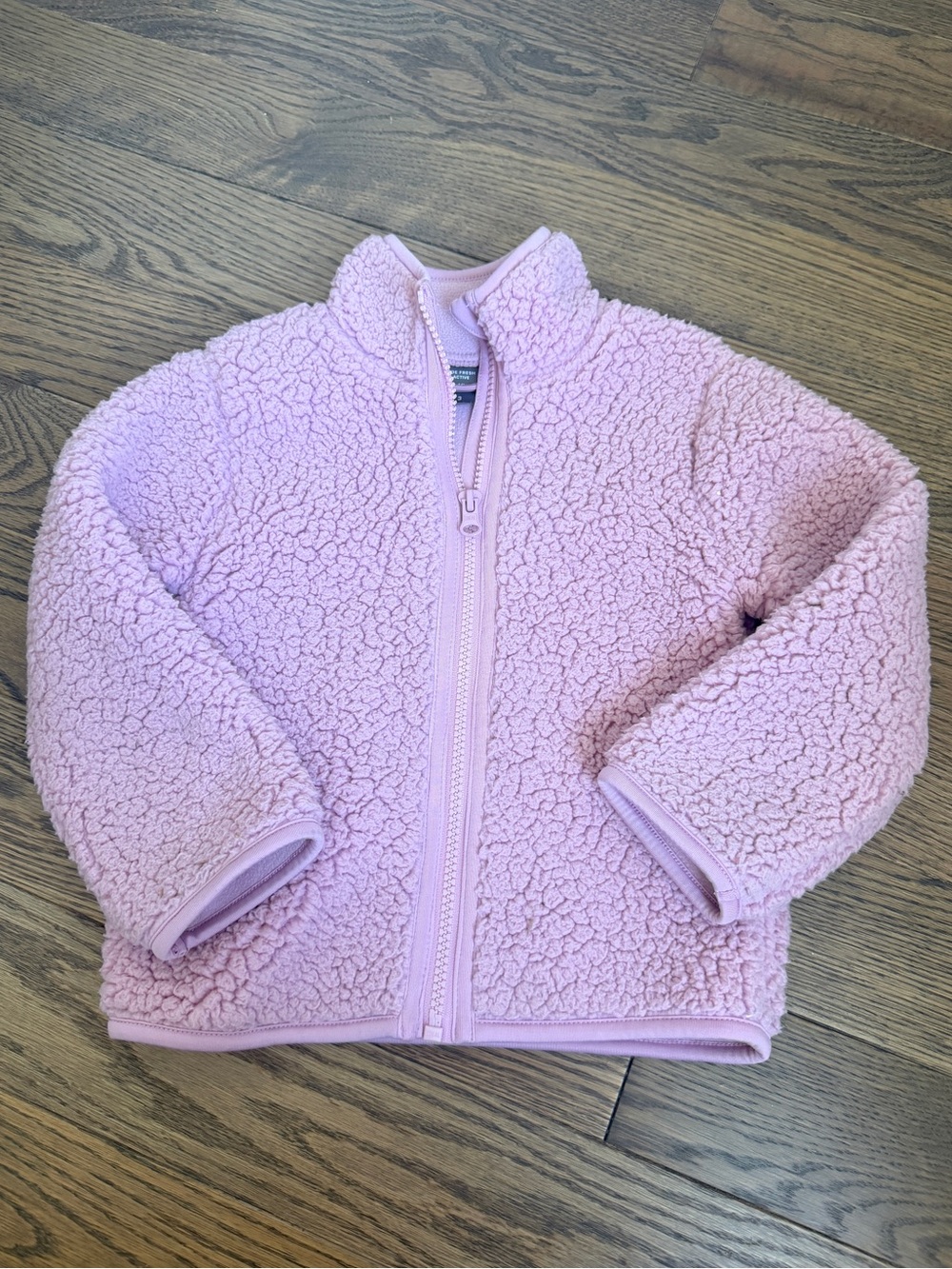 Joe Fresh Girls Pink Sherpa Fleece Full Zip Jacket 3T